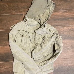 ❤️3/$15❤️ Green “Utility” jacket